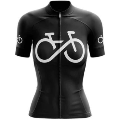 Cycling jersey black